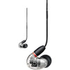 Shure AONIC 5 Wired Sound Isolating Earbuds, Three Drivers, Secure In-Ear Fit- Clear