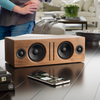 Audioengine B2 Home Music System w/ Bluetooth aptX Wireless Speakers, Walnut