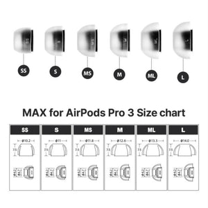 AZLA SednaEarfit Max for AirPods Pro 3 Eartips