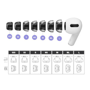 AZLA SednaEarfit Crystal for AirPods Pro Eartips
