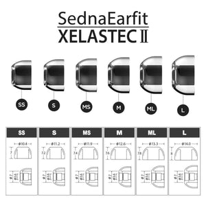 AZLA SednaEarfit XELASTEC II Eartips