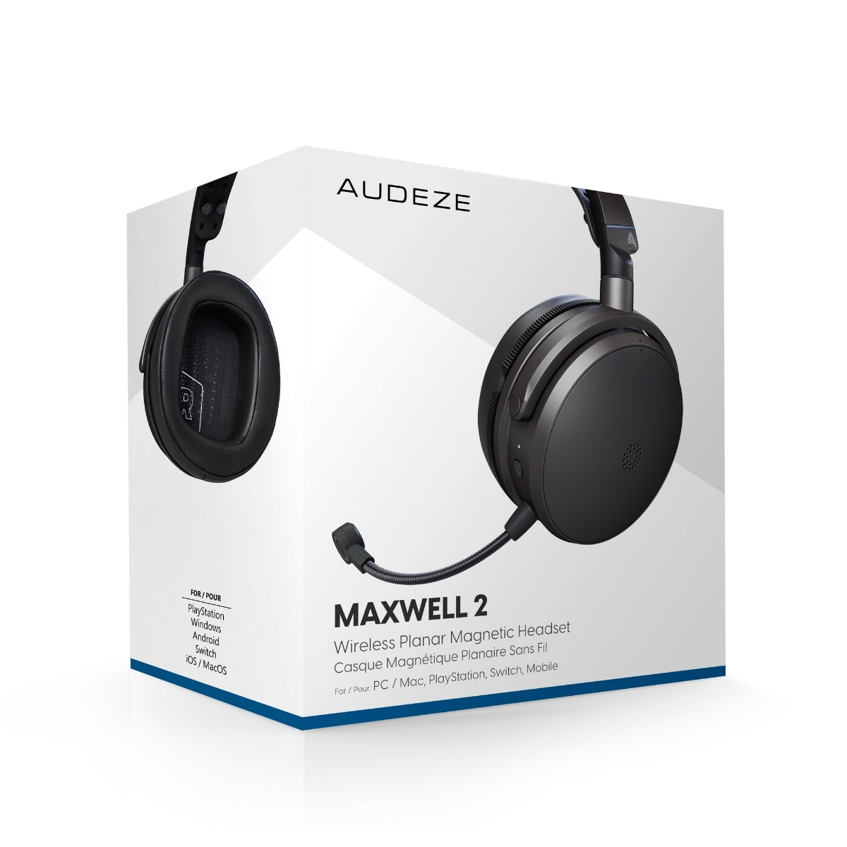 AUDEZE MAXWELL ワイヤレスヘッドセット 楽天市場】【ポイント2倍5月10日限定】Audeze Maxwell Gaming Headset