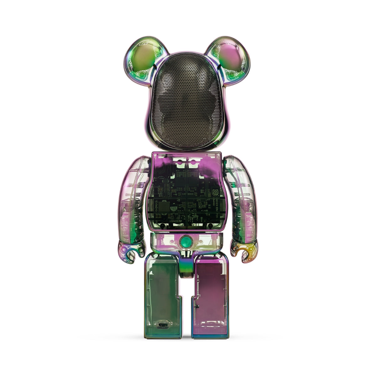 BE@RBRICK AUDIO 400% Portable Bluetooth Speaker - Black Aurora (Limited Iridescent Collection)