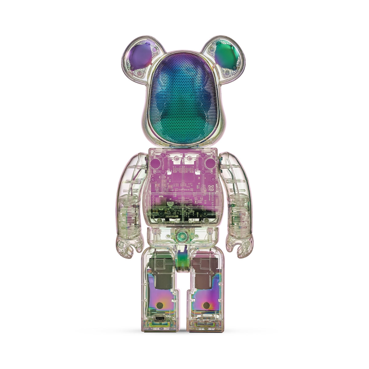 BE@RBRICK AUDIO 400% Portable Bluetooth Speaker - Crystal Halo (Limited Iridescent Collection)