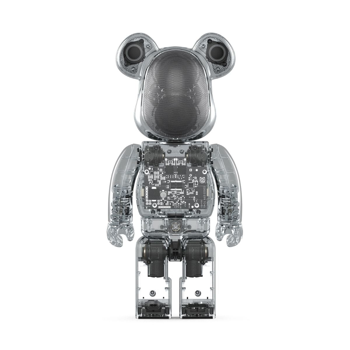 BE@RBRICK AUDIO 400% Portable Bluetooth Speaker - Clear (Limited Edition)