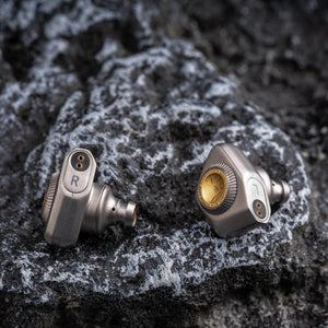 Faith Audio Labs E1000 Dual-Sided Titanium w/ Auxiliary Passive Diaphragm 1DD In-Ear Monitors