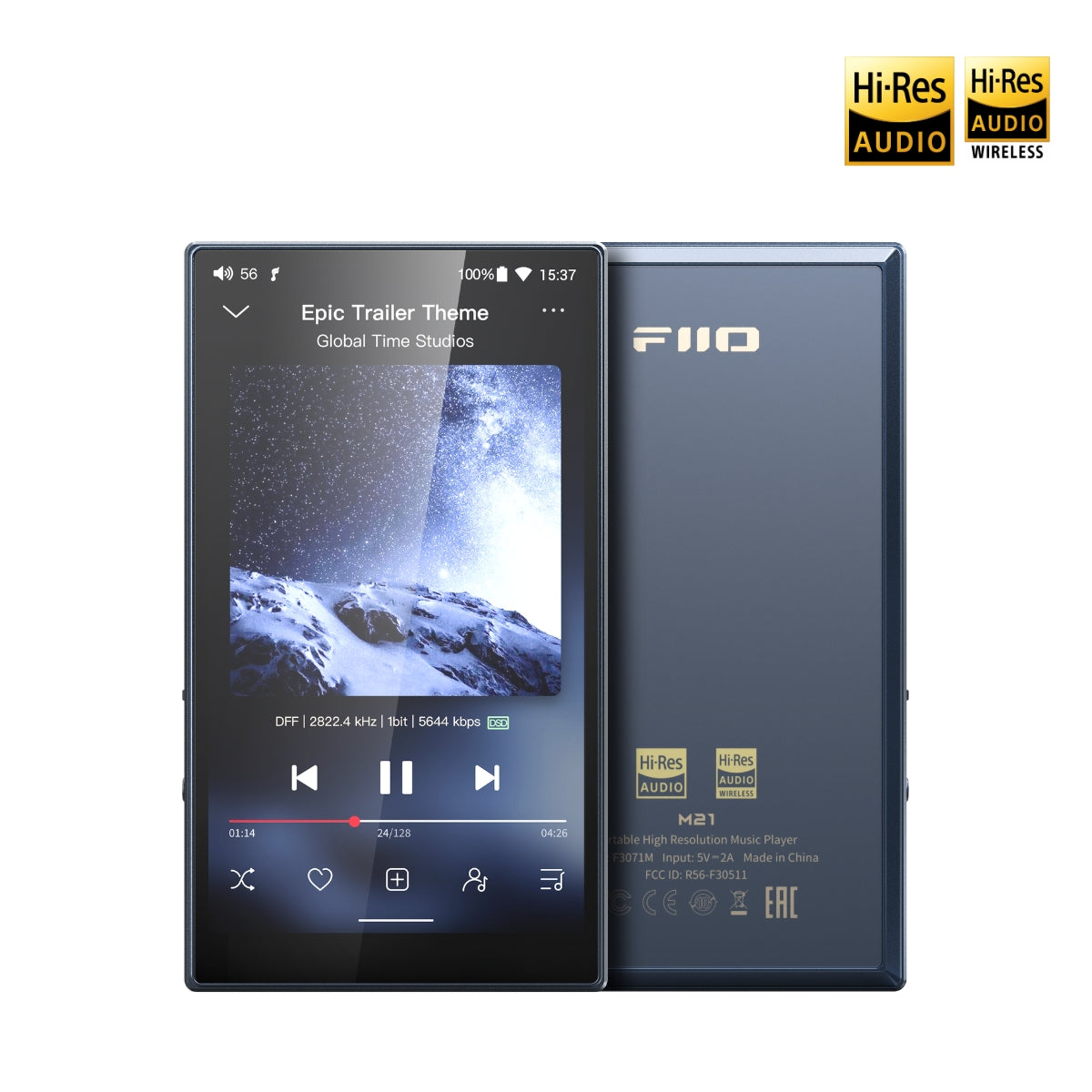 FiiO M21 Portable High-Res Lossless Music Player - AV One