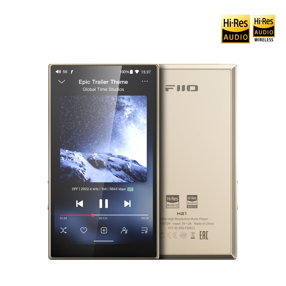 FiiO M21 Portable High-Res Lossless Music Player - AV One