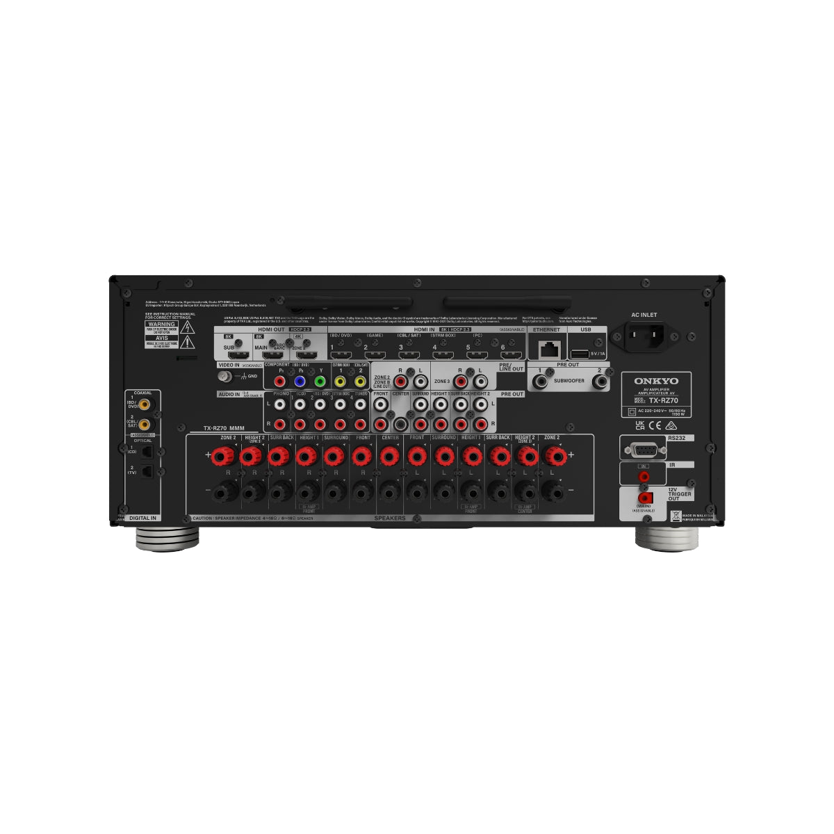 Onkyo TX-RZ70 11.2-Channel AV Receiver