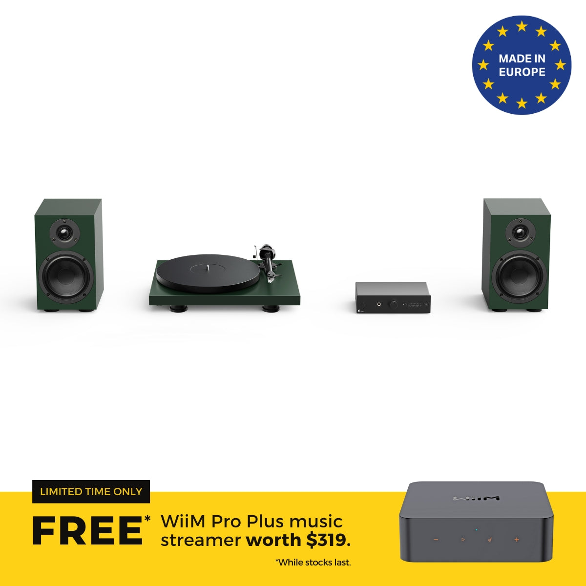 Pro-Ject Colourful Audio System All-In-One Hi-Fi Stereo System