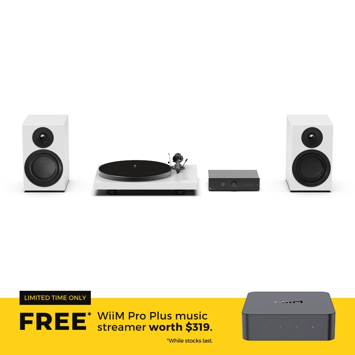 Pro-Ject Colourful Audio System E | All-In-One Hi-Fi Stereo System