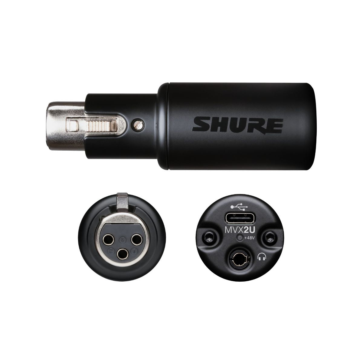 Shure MVX2U XLR-to-USB Single-Channel Interface with Shure MVX2U XLR-to-USB Single-Channel Interface with