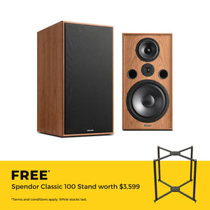 [DEMO SET] Spendor Classic 100 3-way Stand Mount Loudspeaker (Pair) [FREE GIFT with purchase]