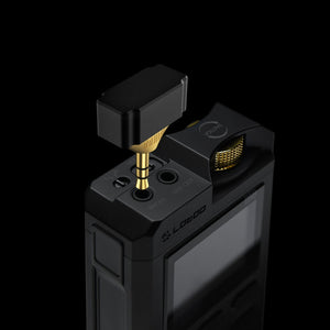 ddhiFi DJ44Gold 4.4mm Female to 3.5mm Male Adapter (Black Gold Edition)