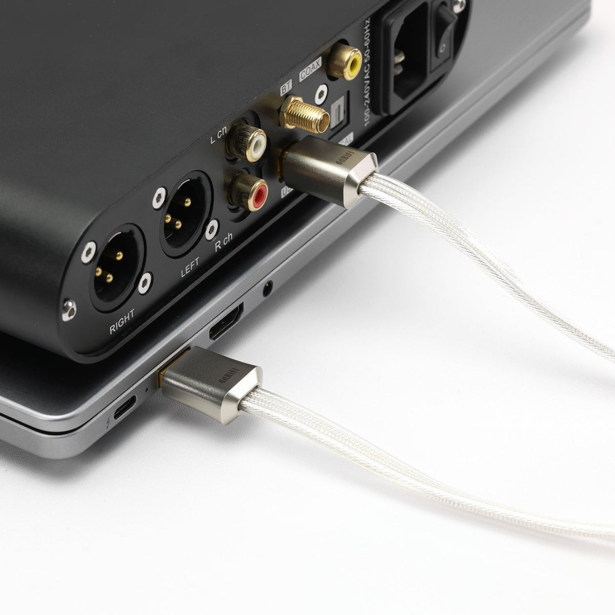 ddHiFi TC19BA Flagship Pure Silver USB-B to USB-A OTG Digital Signal Cable