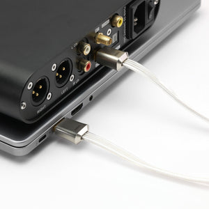 ddHiFi TC19BA Flagship Pure Silver USB-B to USB-A OTG Digital Signal Cable