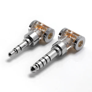 ddHiFi DJ35AR / DJ44AR Rhodium Plated 2.5mm Balanced Female to 3.5mm & 4.4mm Male Adapter