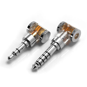 ddHiFi DJ35AR / DJ44AR Rhodium Plated 2.5mm Balanced Female to 3.5mm & 4.4mm Male Adapter