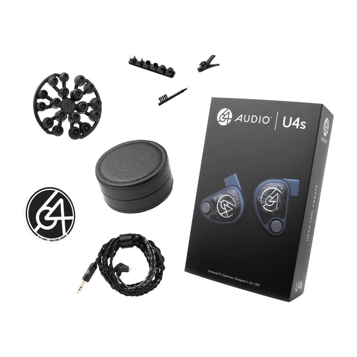 64 Audio U4s Quad Driver Hybrid In-Ear Monitors