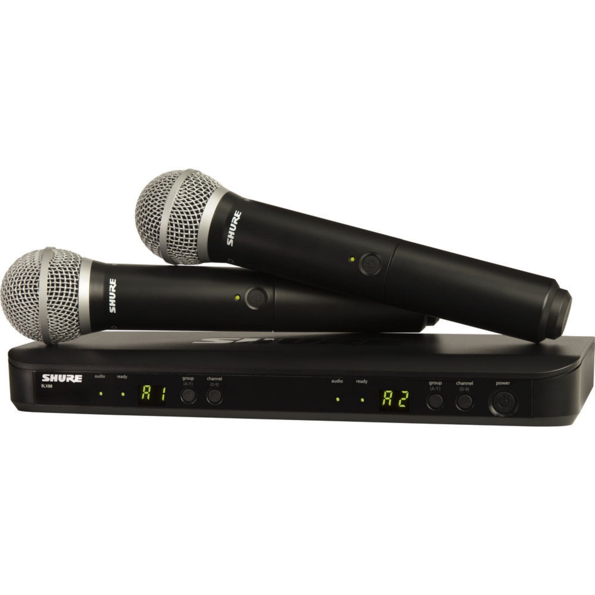 Shure BLX288/PG58 Wireless Dual Vocal System with two PG58 Handheld Transmitters