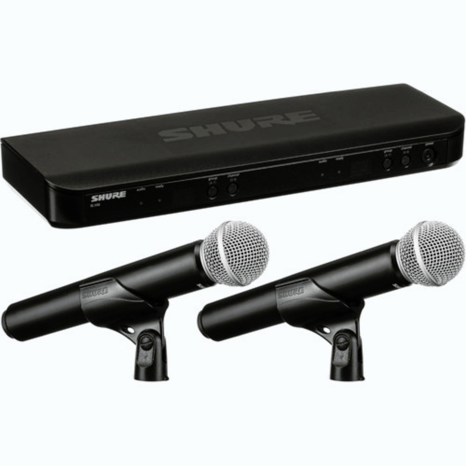 Shure BLX288/PG58 Wireless Dual Vocal System with two PG58 Handheld Transmitters