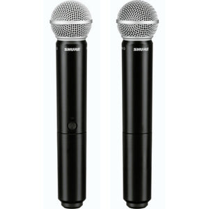 Shure BLX288/PG58 Wireless Dual Vocal System with two PG58 Handheld Transmitters