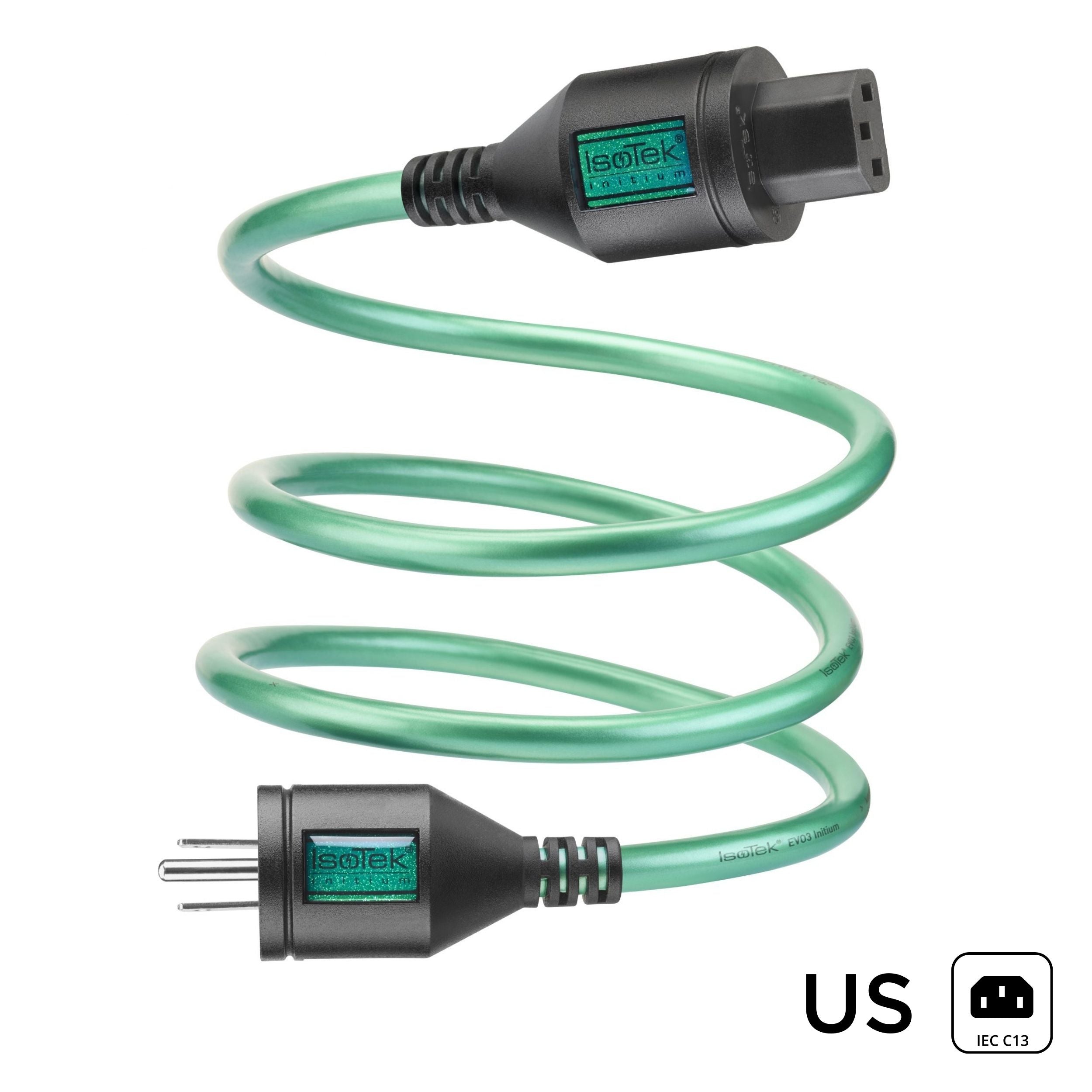 ISOTEK 電源ケーブル INITIUM EVO3 INT15J/1.0m IsoTek EVO3 Initium UK / US to C13 Power Cable - AV One