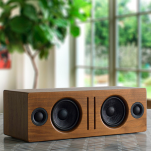 Audioengine B2 Home Music System w/ Bluetooth aptX Wireless Speakers, Walnut